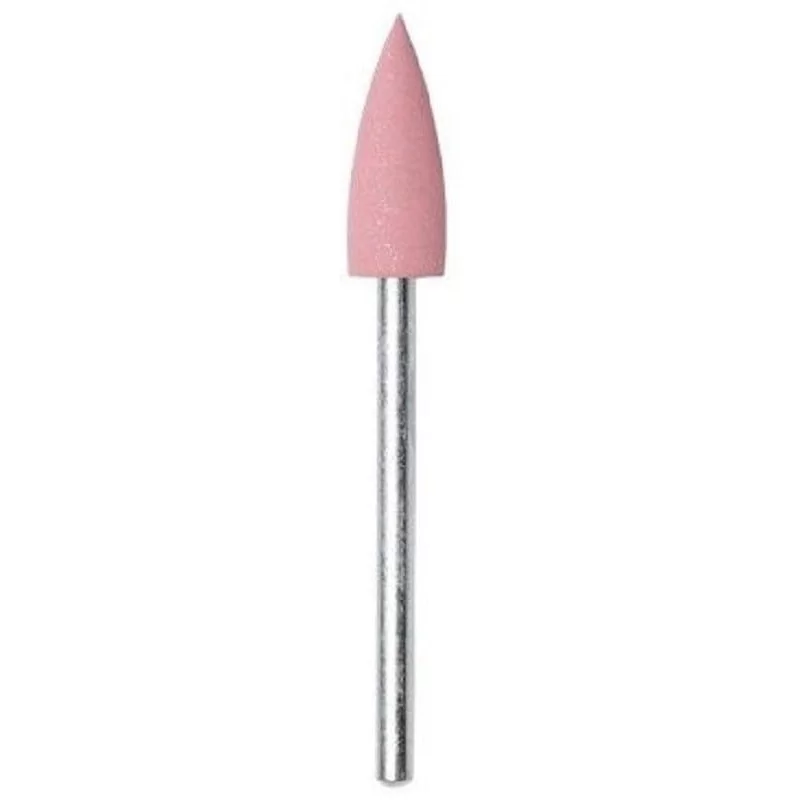 Pulidor de silicona cono rosa, con grano 240